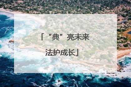 “典”亮未来 法护成长