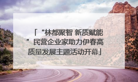 “林都聚智 新质赋能”民营企业家助力伊春高质量发展主题活动开幕