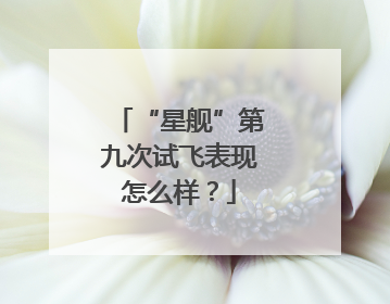 “星舰”第九次试飞表现怎么样？