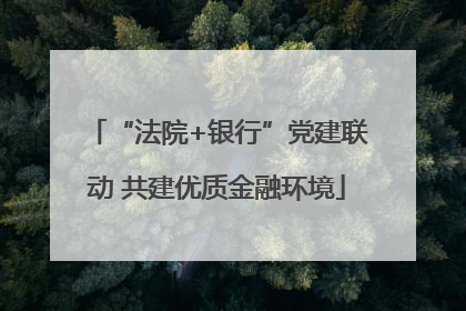 “法院+银行”党建联动 共建优质金融环境