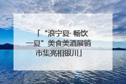 “浪宁夏· 畅饮一夏”美食美酒展销市集亮相银川