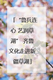 “鲁兵连心 艺润草湖” 齐鲁文化走进新疆草湖