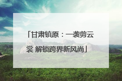 甘肃镇原：一袭剪云裳 解锁跨界新风尚