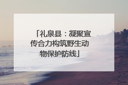 礼泉县：凝聚宣传合力构筑野生动物保护防线