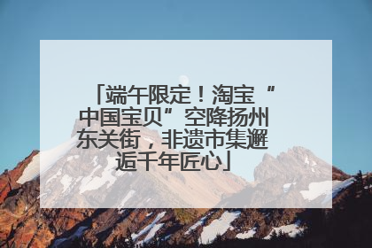 端午限定！淘宝“中国宝贝”空降扬州东关街，非遗市集邂逅千年匠心