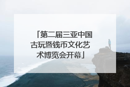 第二届三亚中国古玩暨钱币文化艺术博览会开幕