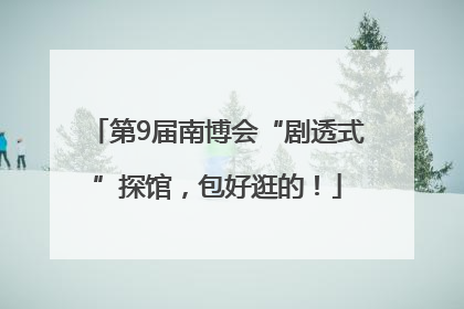第9届南博会“剧透式”探馆，包好逛的！