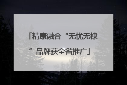 精康融合“无忧无棣”品牌获全省推广