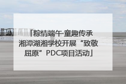 粽情端午·童趣传承 湘潭湖湘学校开展“致敬屈原”PDC项目活动