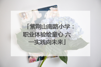 紫荆山南路小学：职业体验绘童心 六一实践向未来