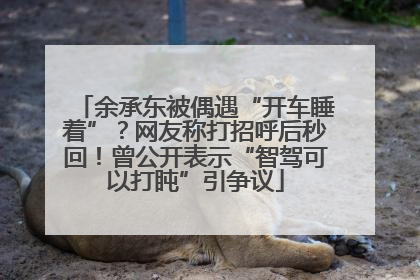 余承东被偶遇“开车睡着”？网友称打招呼后秒回！曾公开表示“智驾可以打盹”引争议