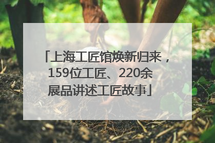 上海工匠馆焕新归来，159位工匠、220余展品讲述工匠故事
