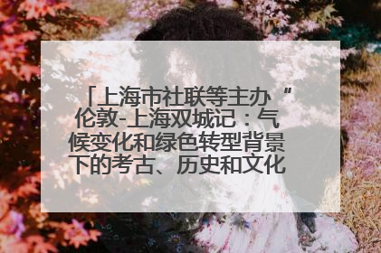 上海市社联等主办“伦敦-上海双城记：气候变化和绿色转型背景下的考古、历史和文化遗产”学术对话