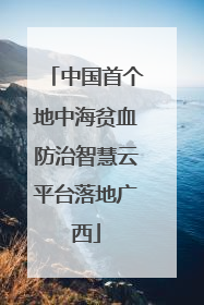中国首个地中海贫血防治智慧云平台落地广西