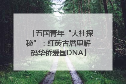五国青年“大社探秘”：红砖古厝里解码华侨爱国DNA