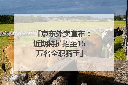 京东外卖宣布：近期将扩招至15万名全职骑手