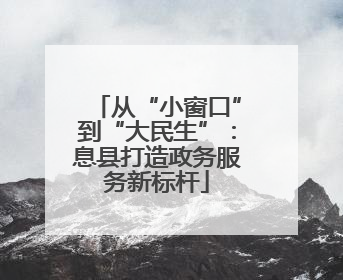 从“小窗口”到“大民生”：息县打造政务服务新标杆