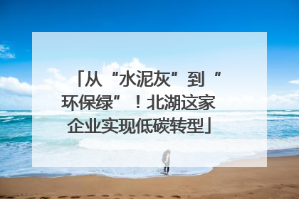 从“水泥灰”到“环保绿”！北湖这家企业实现低碳转型