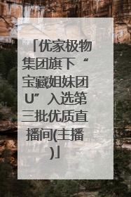 优家极物集团旗下“宝藏姐妹团U”入选第三批优质直播间(主播)