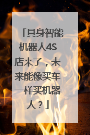 具身智能机器人4S店来了，未来能像买车一样买机器人？