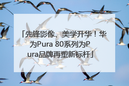 先锋影像、美学升华！华为Pura 80系列为Pura品牌再塑新标杆