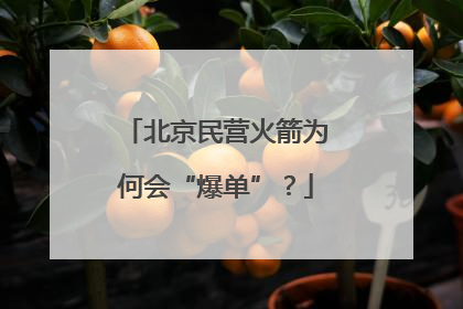 北京民营火箭为何会“爆单”？