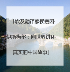 埃及翻译家侯赛因·伊斯梅尔：向世界讲述真实的中国故事