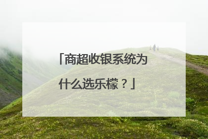 商超收银系统为什么选乐檬？