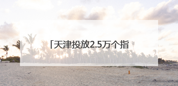 天津投放2.5万个指标！摇号这天报名！
