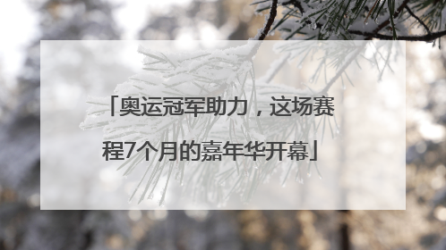 奥运冠军助力，这场赛程7个月的嘉年华开幕