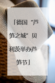 德国“芦笋之城”贝利茨举办芦笋节