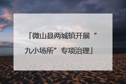 微山县两城镇开展“九小场所”专项治理
