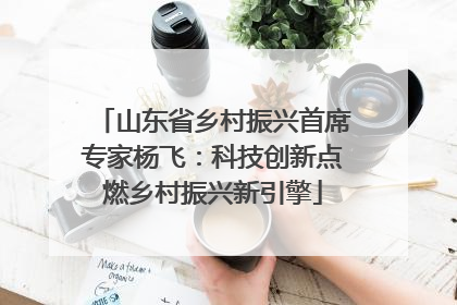 山东省乡村振兴首席专家杨飞：科技创新点燃乡村振兴新引擎