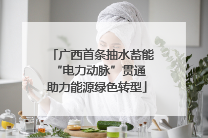 广西首条抽水蓄能“电力动脉”贯通 助力能源绿色转型