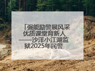 强能励警展风采 优质课堂育新人——沙洋小江湖监狱2025年民警优质课竞赛落幕