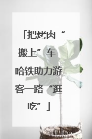 把烤肉“搬上”车 哈铁助力游客一路“逛吃”