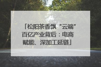 松阳茶香飘“云端” 百亿产业背后：电商赋能、深加工延链