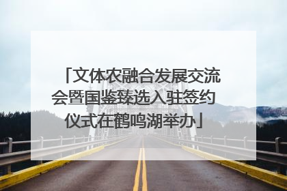 文体农融合发展交流会暨国鉴臻选入驻签约仪式在鹤鸣湖举办