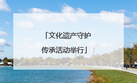 文化遗产守护传承活动举行