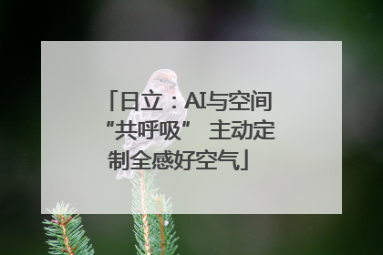 日立：AI与空间“共呼吸” 主动定制全感好空气