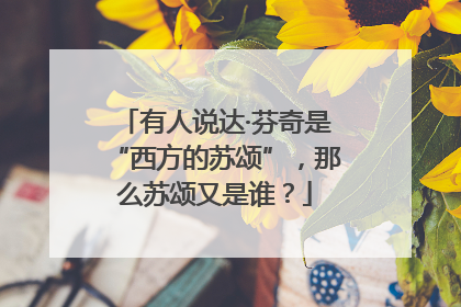 有人说达·芬奇是“西方的苏颂”，那么苏颂又是谁？