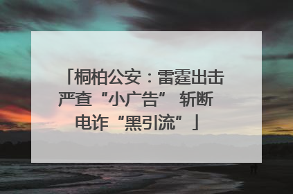 桐柏公安：雷霆出击严查“小广告” 斩断电诈“黑引流”