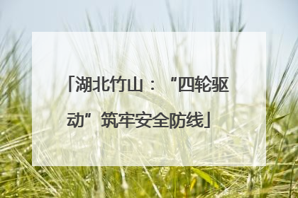 湖北竹山：“四轮驱动”筑牢安全防线