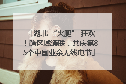 湖北 “火腿” 狂欢！跨区域通联，共庆第85个中国业余无线电节