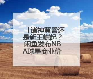 诸神黄昏还是新王崛起？闲鱼发布NBA球星商业价值榜，老牌球星持续占据销量前三