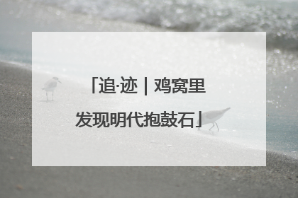 追·迹｜鸡窝里发现明代抱鼓石
