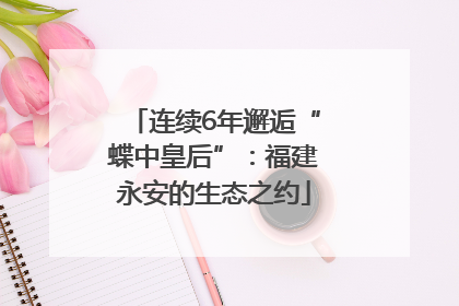 连续6年邂逅“蝶中皇后”：福建永安的生态之约