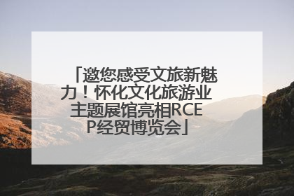 邀您感受文旅新魅力！怀化文化旅游业主题展馆亮相RCEP经贸博览会