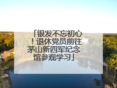 银发不忘初心！退休党员前往茅山新四军纪念馆参观学习
