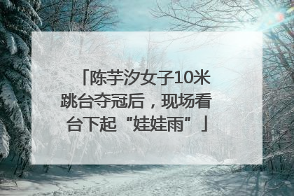 陈芋汐女子10米跳台夺冠后，现场看台下起“娃娃雨”